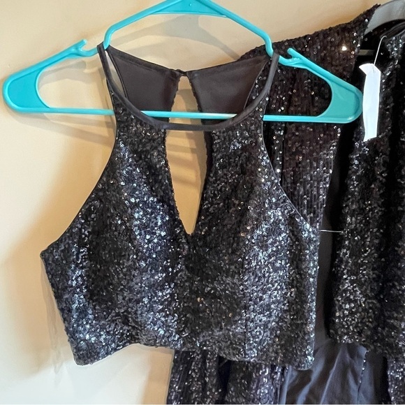 NWT Dear Moon Sequin Halter Top and Skirt Size 4 - Picture 2 of 8